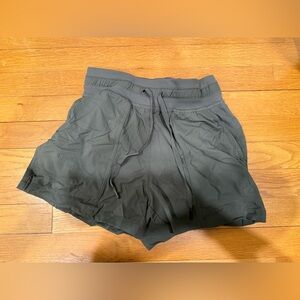 Dark Green Lululemon Shorts